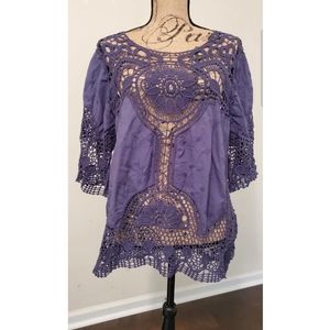 Blush Noir Lace Tunic from Buckle